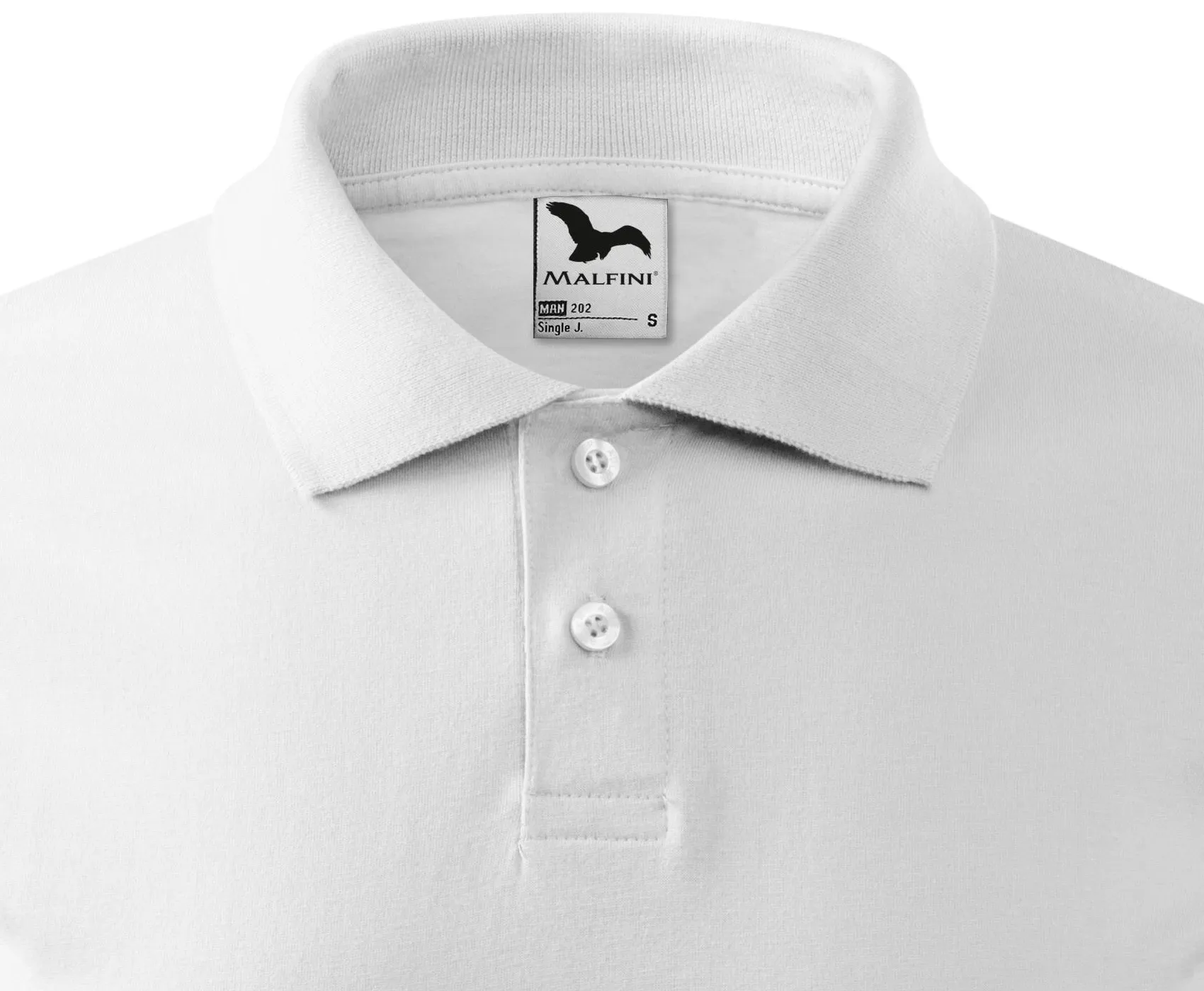 Muška jednostavna polo majica - Zakopčavanje s 2 gumba