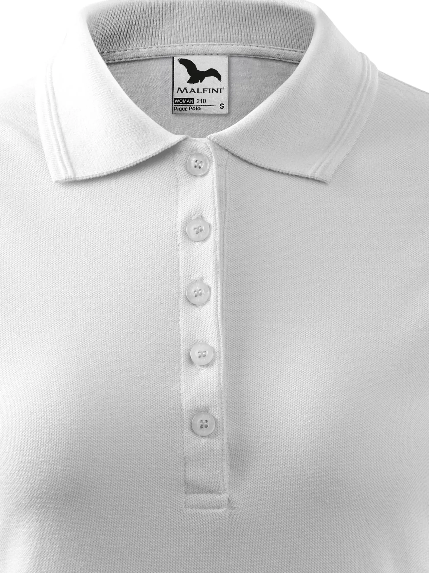 Ženska elegantna polo majica - Kopčanje s 5 gumba