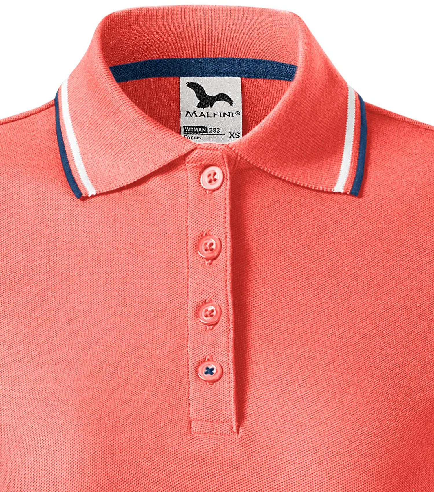 Klasična ženska polo majica - Kopčanje na 4 gumba