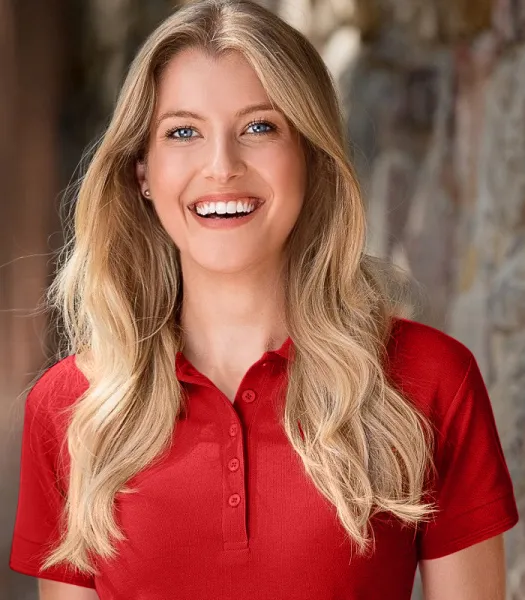 Ženska elegantna polo majica - Kopčanje s 5 gumba