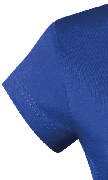 Ženska majica slim fit s V izrezom - Vrlo kratkih rukava