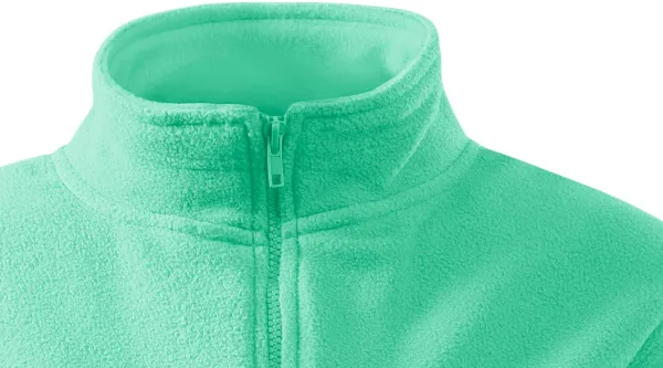 Ženska jakna od flisa - Zatvaranje patentnim zatvaračem do brade