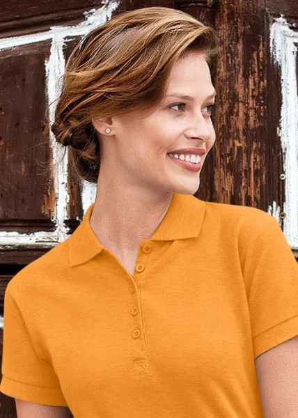 Ženska jednostavna polo majica - Zakopčavanje s 5 gumba