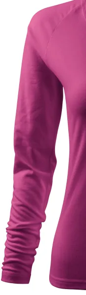 Ženska majica uskog kroja, V izrez - Dugi raglan rukavi