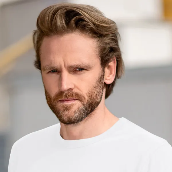 Izdržljiva muška majica s dugim rukavima - Klasičan okrugli izrez