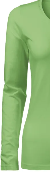 Ženska majica uskog kroja s dugim rukavima - Klasični dugi rukavi