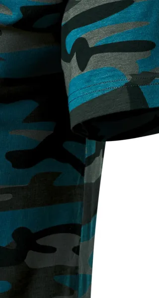 Kamuflažna majica - Kroj s bočnim šavovima