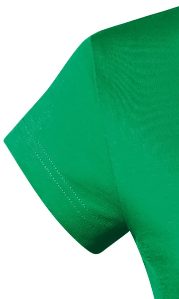 Ženska majica slim fit s V izrezom - Vrlo kratkih rukava