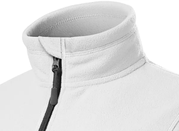 Ženska jakna od kontrasta od flisa - Podignuta kragna za zaštitu vrata od hladnoće