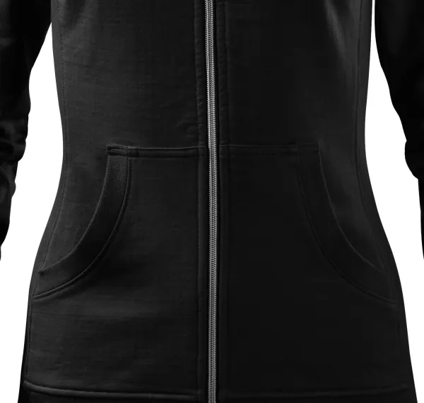 Ženska majica bez kapuljače - Suženi kroj s bočnim šavovima