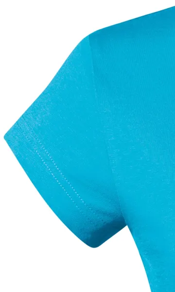 Ženska majica slim fit s V izrezom - Vrlo kratkih rukava