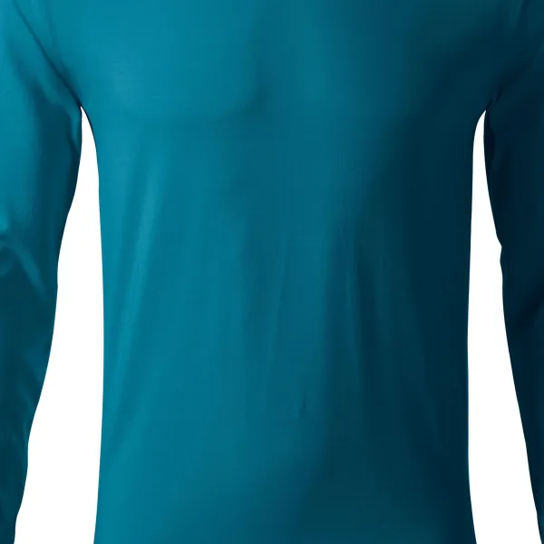 Muška majica uskog kroja s dugim rukavima - Blago pripijenog kroja