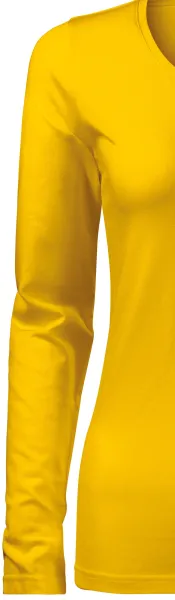 Ženska majica uskog kroja s dugim rukavima - Klasični dugi rukavi