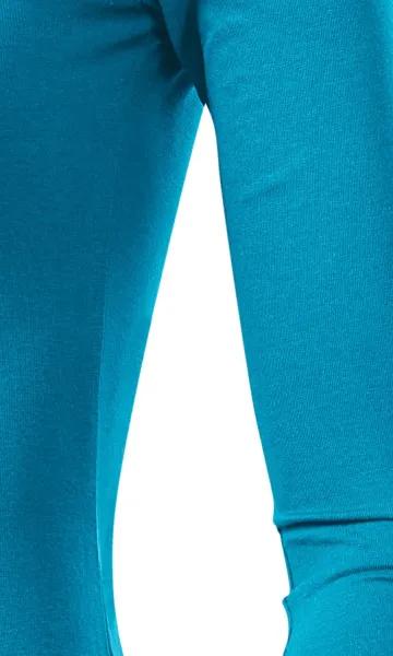 Ženska majica dugih rukava - Kroj s bočnim šavovima