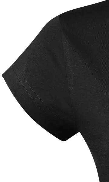 Ženska tanka majica kratkog kroja s okruglim izrezom - Kratkih rukava