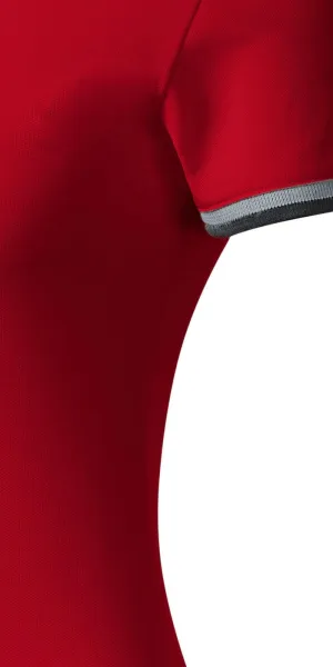 Ženska haljina s ovratnikom gore - Izrezano s bočnim šavovima