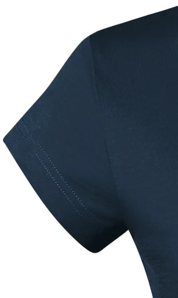 Ženska majica slim fit s V izrezom - Vrlo kratkih rukava