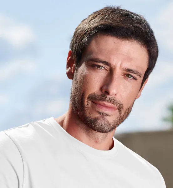 Muška jednostavna majica - Klasičan okrugli izrez