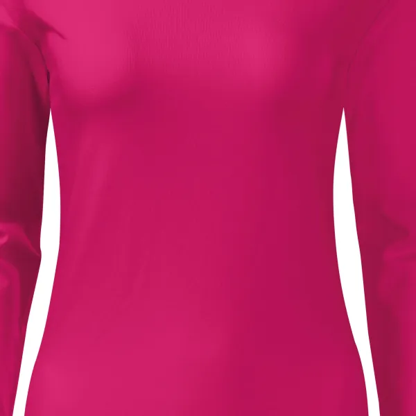 Ženska majica uskog kroja s dugim rukavima - Nježno suženi kroj