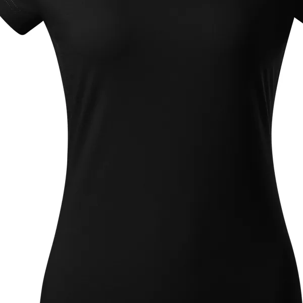 Ženska majica slim fit s V izrezom - Nježno suženi kroj