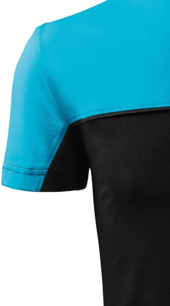 Dvobojna pamučna majica - Klasični kratki rukavi