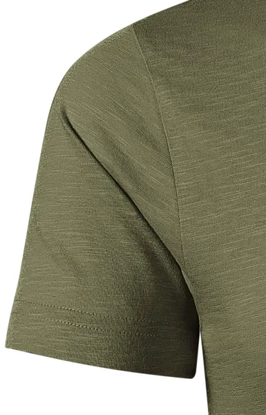 Muška majica, teksturirani organski pamuk - Klasični kratki rukavi