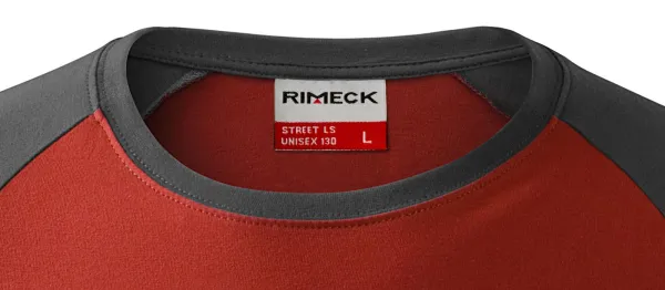 Muška kontrastna majica dugih rukava - Klasičan okrugli izrez