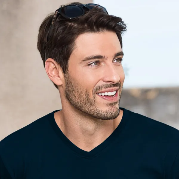 Teška majica kratkih rukava - V-izrez