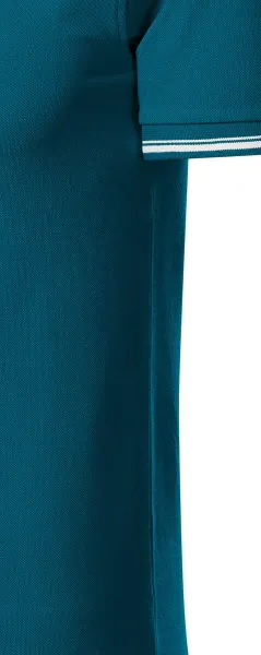 Muška polo majica s kontrastnim detaljima - Kroj s bočnim šavovima