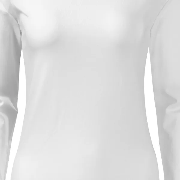 Ženska majica uskog kroja s dugim rukavima - Nježno suženi kroj