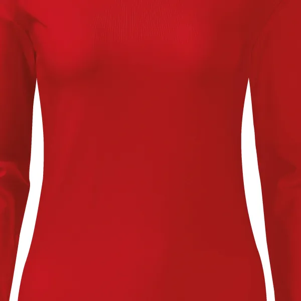 Ženska majica uskog kroja s dugim rukavima - Nježno suženi kroj