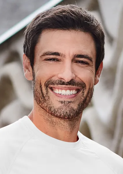 Muška sportska majica - Klasični okrugli dekolte