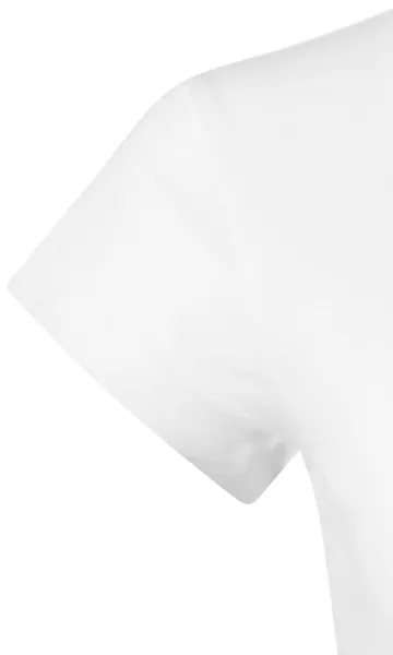 Ženska majica slim fit s V izrezom - Vrlo kratkih rukava