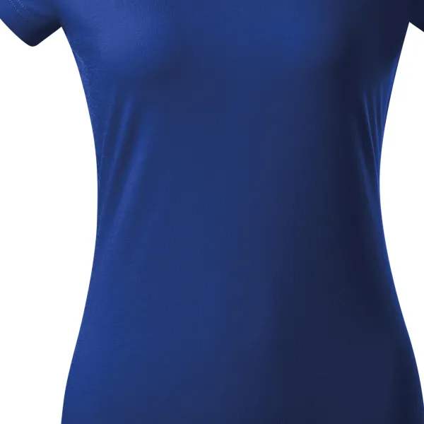 Ženska majica slim fit s V izrezom - Nježno suženi kroj