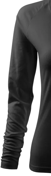 Ženska majica uskog kroja, V izrez - Dugi raglan rukavi