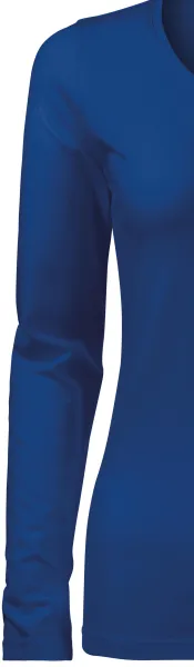 Ženska majica uskog kroja s dugim rukavima - Klasični dugi rukavi