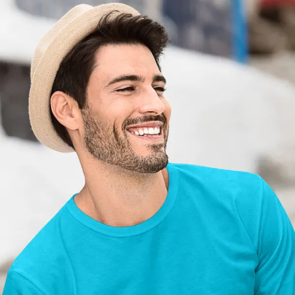 Muška majica dugih rukava - Klasičan okrugli izrez