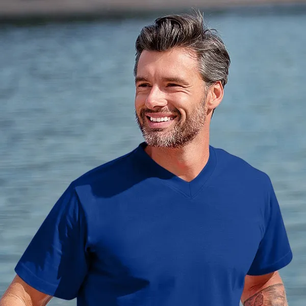 Majica kratkih rukava, srednje težine - V-izrez