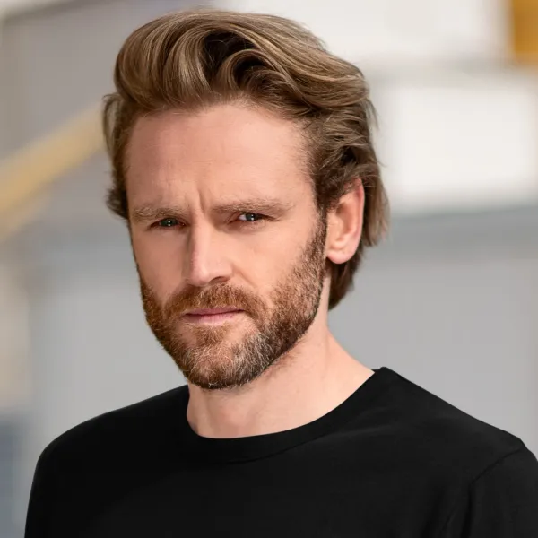 Izdržljiva muška majica s dugim rukavima - Klasičan okrugli izrez