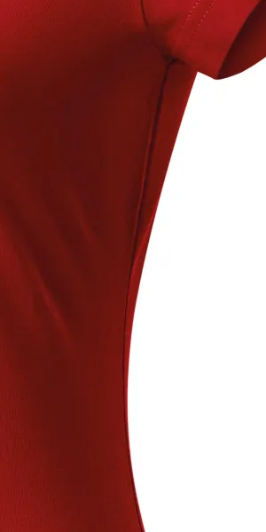 Ženska majica slim fit s V izrezom - Kroj s bočnim šavovima