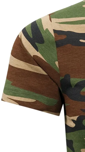 Kamuflažna majica - Klasični kratki rukavi