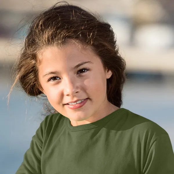 Dječja majica dugih rukava - Klasičan okrugli izrez