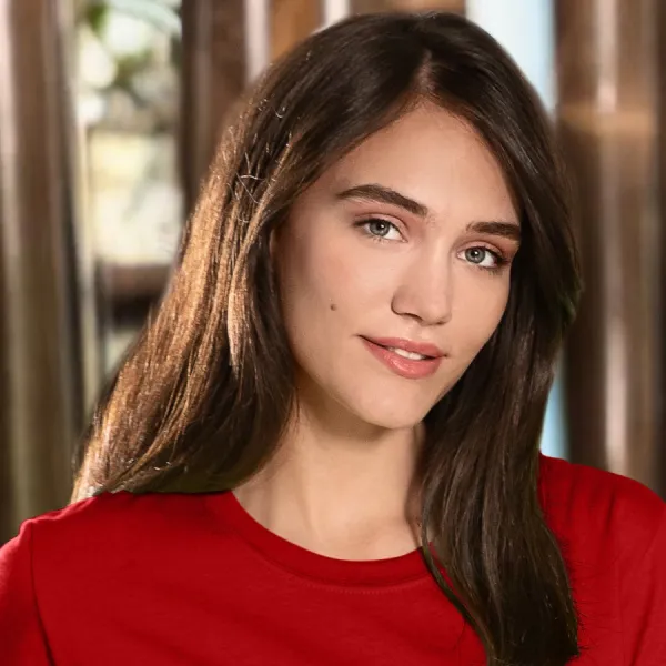 Ženska klasična majica - Klasičan okrugli izrez