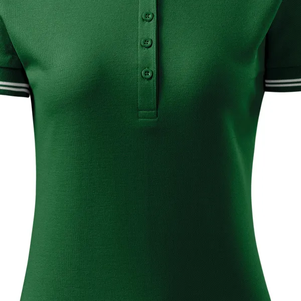 Ženska polo majica u kontrastu - Blago sužen kroj