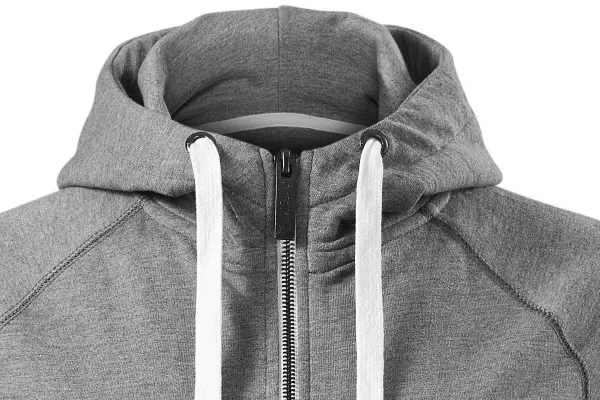 Dame kontrastna majica s kapuljačom - Kapuljača s vezicama