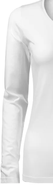 Ženska majica uskog kroja s dugim rukavima - Klasični dugi rukavi