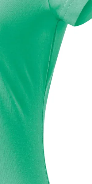 Ženska majica slim fit s V izrezom - Kroj s bočnim šavovima