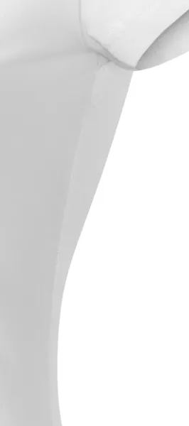 Ženska tanka majica kratkog kroja s okruglim izrezom - Kroj s bočnim šavovima