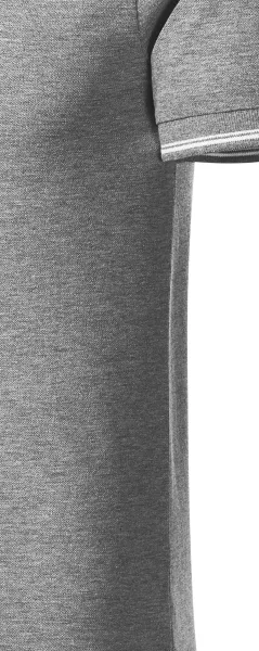 Muška polo majica s kontrastnim detaljima - Kroj s bočnim šavovima
