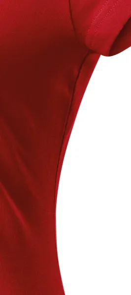 Ženska tanka majica kratkog kroja s okruglim izrezom - Kroj s bočnim šavovima